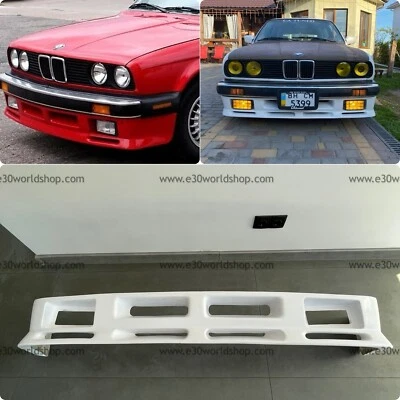 BMW E30 | Cow Catcher FRONT SPOILER | BUMPER | LIP | VALENCE USA style BODY KIT - Image 1 of 4
