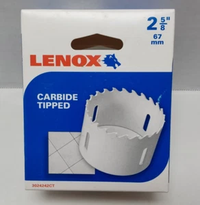 Sierra perforadora bimetálica con punta de carburo Lenox de 2-5/8" pulgadas (67 mm) 302424CT - NUEVA - Imagen 1 de 6