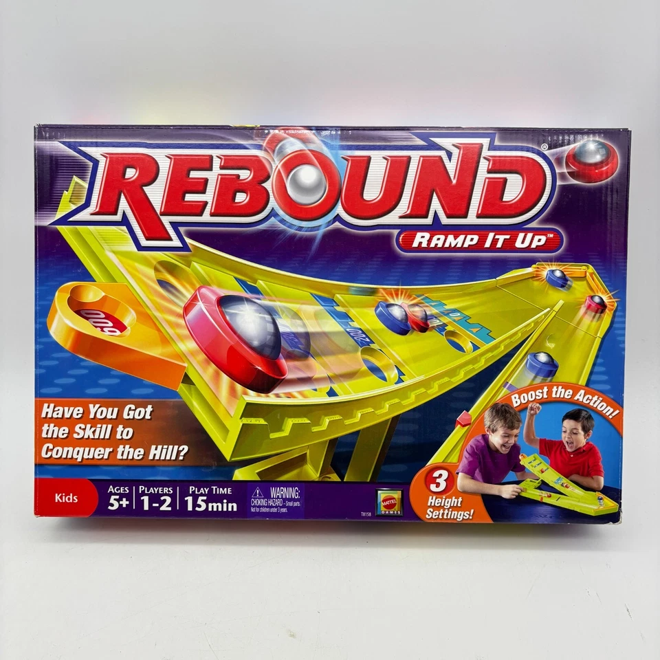 VINTAGE Rebound Ramp It Up Game COMPLETE Mattel Games 2010 Shuffleboard Bumper - Image 1 of 4