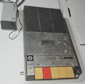 Bush TP60 Cassette Recorder SN26357 with battery cartridge& PU60 external supply - Picture 1 of 5