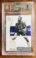 2005-06 SP Authentic Limited Jersey #39 Wilt Chamberlain #/100 Lakers BGS 9🔥