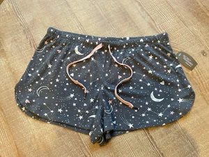 Secret Treasures Size M Sleep Shorts Gray Cotton Blend Pull On Drawstring - Picture 1 of 6