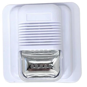 Cuerno de timbre con cable + estroboscópico (timbre no incluido) - Imagen 1 de 2