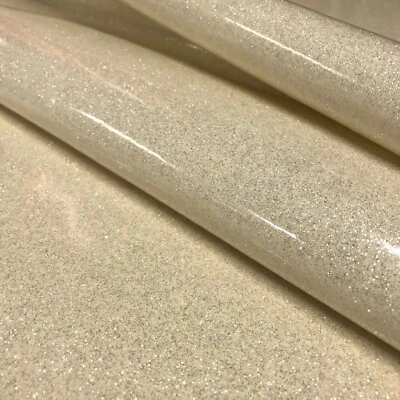Tela de vinilo brillante, material brillante de cuero sintético brillo liso - por yarda Foto 1 de 4