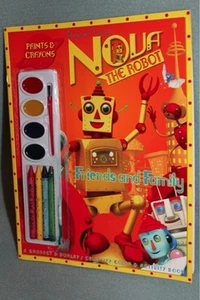 Nova the Robot Friends & Family Coloring & Activity Book David Kirk NEW - Picture 1 of 1