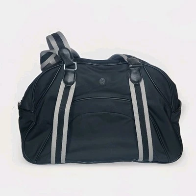 Lululemon Throwback Velocity Gym Duffle Travel Bag Black - Image 1 of 4