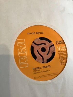 David Bowie - Rebel Rebel     used 7" single record - Image 1 of 2
