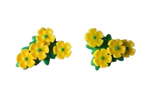 Playmobil Ersatzteil Blumen / Pflanzen - Blumenstrauß 2 Stück Gelb - Puppenhaus - Bild 1 von 1