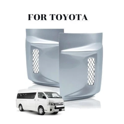 Cubierta de luz de lámpara trasera de esquina plateada para Toyota Hiace Commuter 05-18 Foto 1 de 4