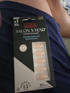 Sistema de gel suave LED Kiss Salon X-Tend 30 quilates uñas esculpidas brillantes 91633 SXD01 - Imagen 1 de 3