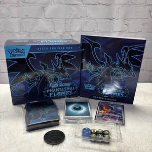 Caja Entrenador Elite ETB Llamas Fantasmales Abiertas Todo Contenido y Promo SIN PAQUETES - Imagen 1 de 5