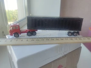 Majorette Mercedes Container Truck France 1:100, Diecast Car, Vintage Retro Car - Picture 1 of 17