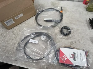 LA Choppers Black Vinyl 15-17" Handlebar Cable Kit 08-13 Touring FLH 0610-1193 - Picture 1 of 4