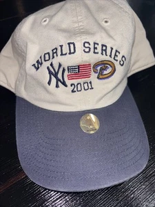 2001 World Series Yankees Vs. Diamondbacks Twins Enterprise Hat Cap Strapback - Picture 1 of 5