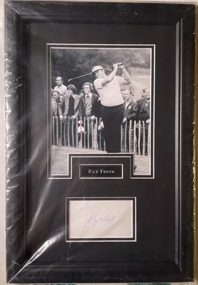 Ray Floyd Signed Autographed  Framed Photo JSA Certified Hall of Fame Golfer - Image 1 of 4