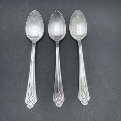 Juego de 3 cubiertos Winthrop METROPOLITAN cucharadita internacional plateada de colección Foto 1 de 4