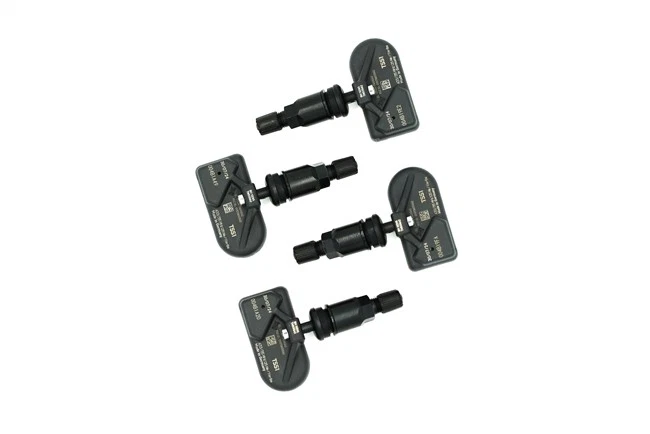 New 315 mhz TPMS Set Black Stem 2006 Chevrolet Corvette C6 Z06 ZR1 - Image 1 of 1