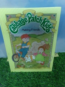XAVIER ROBERTS  CABBAGE PATCH KIDS HARD COVER BOOK MAKING FRIENDS - Picture 1 of 2