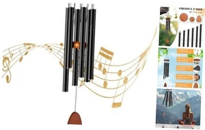 Large Aluminium Wind Chimes for Outside, 36 Inch Garden Zen Atmosphere Wind  - Picture 1 of 8