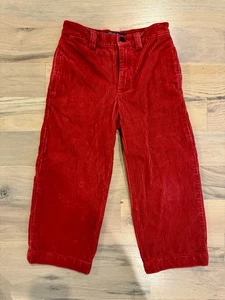 Polo Ralph Lauren Pants Boys 4T Red Corduroy Classic Cords - Picture 1 of 4