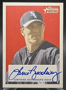 2006 Bowman Heritage Signs of Greatness Lance Broadway #SG-LB Autogramm - Bild 1 von 4