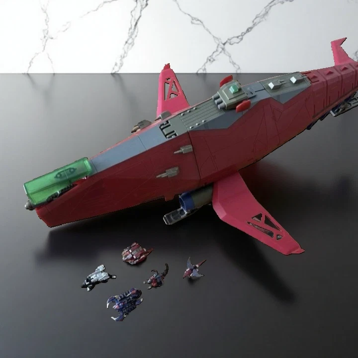 ZOIDS Collection DX Whale King w/ 5 Miniature Figures Manual Gimmick Toy TOMY JP - Image 1 of 4