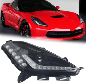 RH Passenger HID Headlight Lamp w/ Ballast For 2014-2019 Chevrolet Corvette C7 - Picture 1 of 12