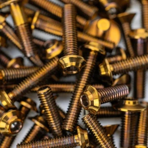 HRP 1Up Racing Pro Duty Titanium Upper Screw Set Rc Maker Sp1F Bronze - Picture 1 of 1