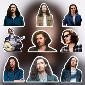 Adesivi Hozier - Adesivi in vinile fustellato impermeabili - 9 pezzi adesivi - Foto 1 di 7