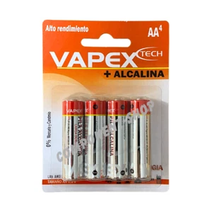 8 pilas alcalinas AA Vapex-tech LR6 MN1500, vendedor del Reino Unido - Imagen 1 de 1