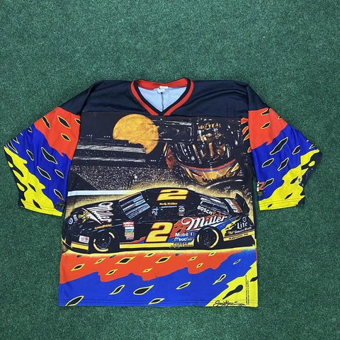 VTG Speed Zone Race Gear Size L NASCAR Splash  Rusty Wallace #2 Jersey 3/4 Cover