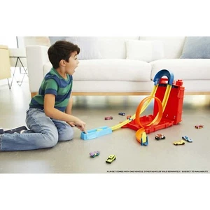Hot Wheels Track Ramp and Launcher Kids Play Set Matchbox for Die Cast Cars Jump - Picture 1 of 3