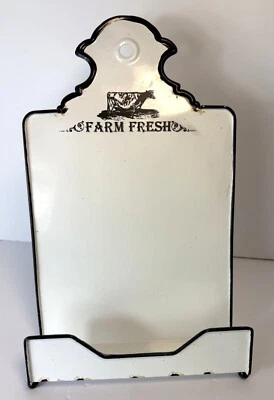 Soporte para recetas de metal fresco de granja con diseño de vaca vintage y soporte plegable SH20 Foto 1 de 4