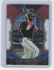 2023 Panini Select #81 Reggie Crawford Tri-Color Prizm