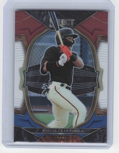 2023 Panini Select #81 Reggie Crawford Tri-Color Prizm