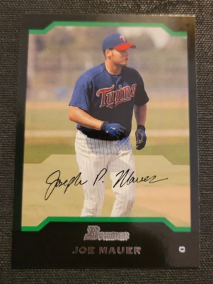 Tarjeta Bowman Joe Mauer Prospect 2004 #152 Twins Foto 1 de 2