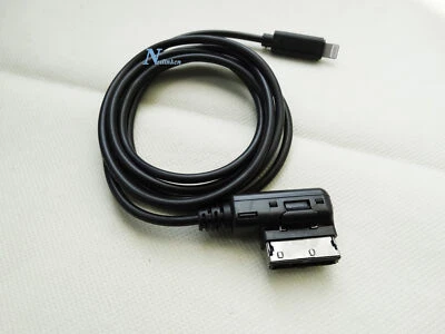 For Mercedes-Benz MMI AMI Music Interface AUX Cable Adapter iPhone 14 13 12 11 X - Image 1 of 4
