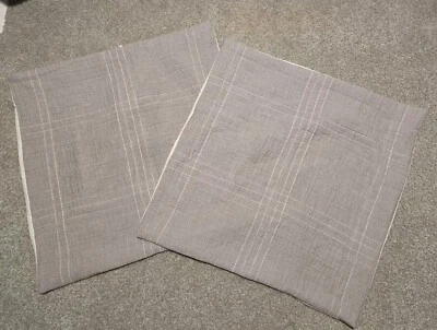 NEW Hearth & Hand With Magnolia Euro Sham 26 x 26 Set of 2 Sour Cream Gray - Image 1 of 4