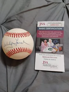 WHITEY FORD autographed signed Rawlings baseball DECEASED JSA COA HOF YANKEES - Picture 1 of 9