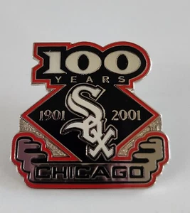 MLB-CHICAGO WHITE SOX 100 YEARS 1901-2001 RETIRED COLLECTIBLE PIN-FREE SHIPPING! - Picture 1 of 13