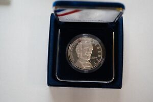 2009 Abraham Lincoln Commemorative PROOF Silver Dollar in Original Box w/ COA