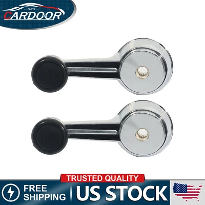 2x For Jeep Cherokee Wagoneer Wrangler Window Crank Handle Left & Right - Image 1 of 4