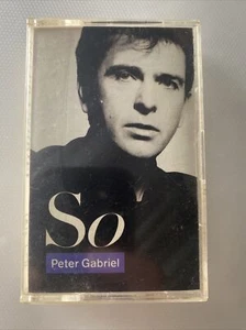 PETER GARBRIEL - SO 1986 CASSETTE TAPE VINTAGE ROCK GEFFEN SLEDGEHAMMER h294 - Picture 1 of 2