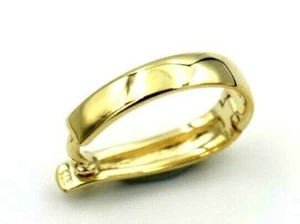 Genuine 9k 9ct Yellow gold Plain 13mm Large Size Enhancer Bail Clasp -Free Post - Picture 1 of 12
