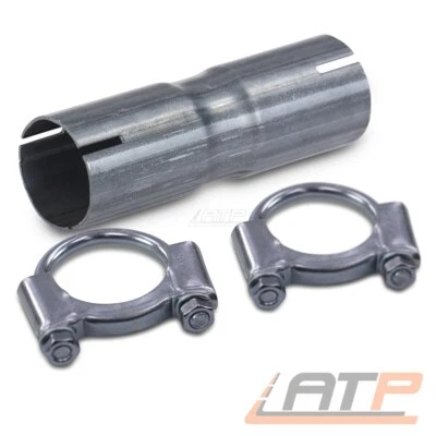 ROHRVERBINDER VERBINDER AUSPUFFVERBINDER Ø 45 mm INKL. 2x BÜGELSCHELLE Ø 48 mm - Bild 1 von 3