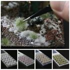 Simulation Model Miniature Snowfield Grass Bushes Snow Scenery Plant Cluster