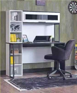 Sekretär Schreibtisch Tisch 130x60x171 Schreibtische Tische Möbel Holz Computer - Bild 1 von 4
