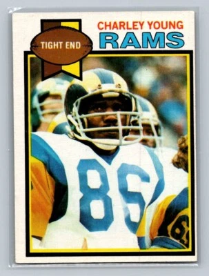 1979 NFL Topps Charles Young #366 Los Angeles Rams    79-TFBC - Image 1 of 2
