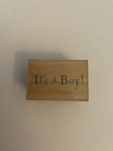 Hero Arts A2975 It’s A Boy Wood Mounted Rubber Stamp RS19 - Picture 1 of 5