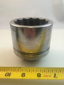 Armstrong 13-176 2-3/8" 12pt Steckschlüssel 3/4" Vierkantantrieb Chrom USA 2-3/8" - Bild 1 von 6